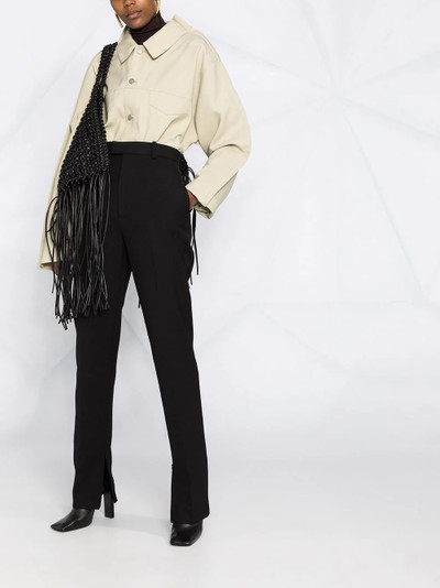 Bottega Veneta slit-cuffs tailored trousers outlook