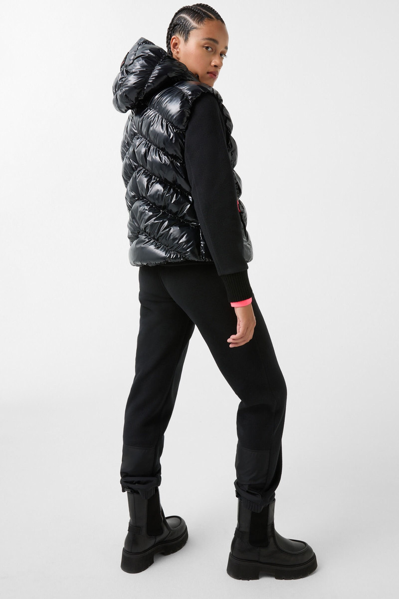 Naima Quilted waistcoat in Black 3