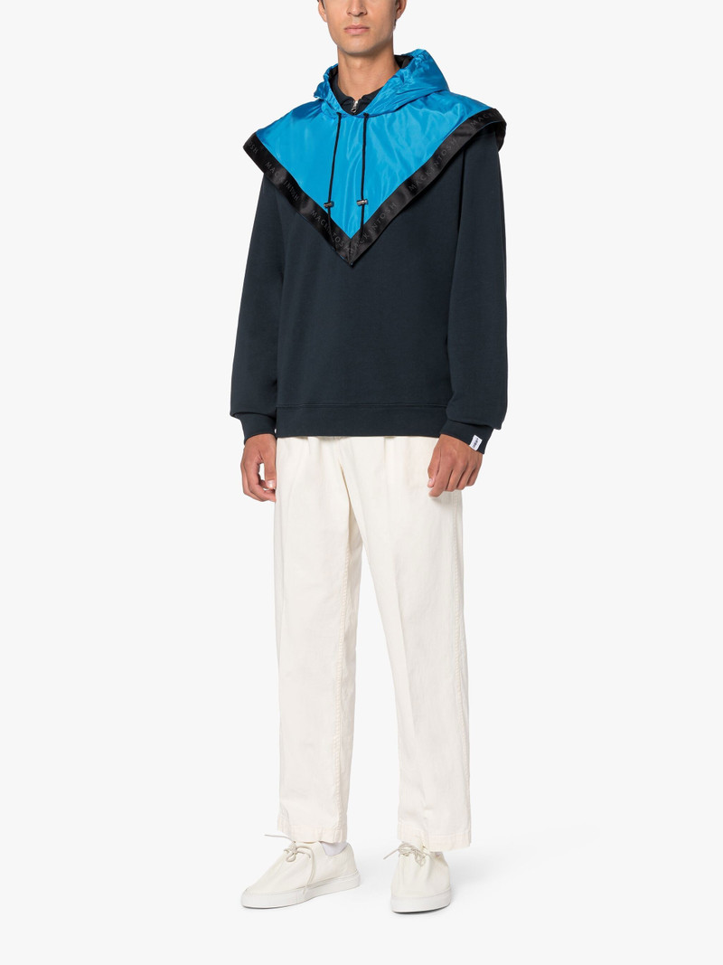 Mackintosh CASEY POP BLUE NYLON HOOD outlook