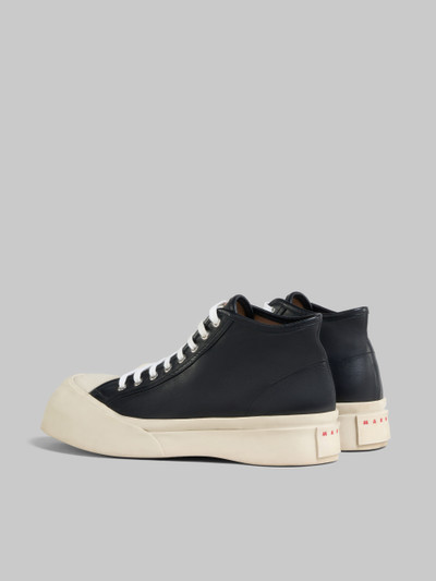 Marni BLACK NAPPA LEATHER PABLO HIGH-TOP SNEAKER outlook
