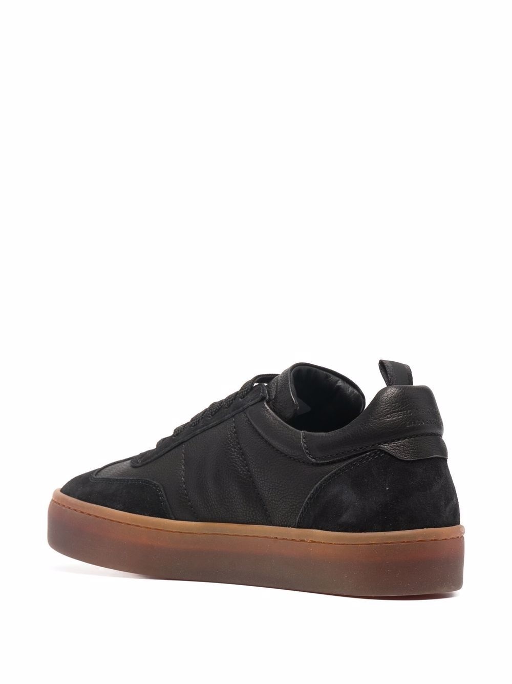 Kombined leather trainers - 3