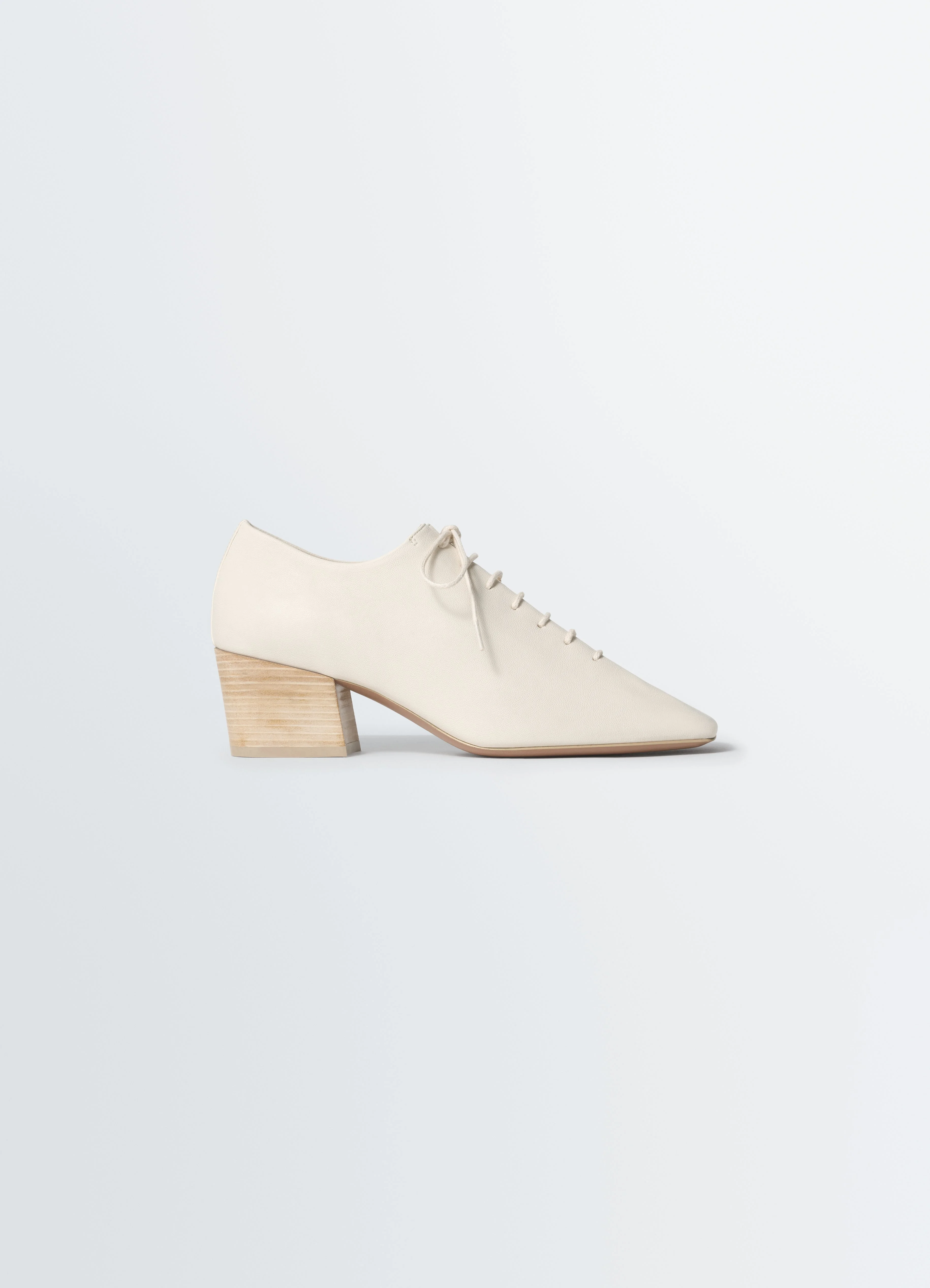 SOURIS CLASSIC DERBIES 55MM HEEL IN LEATHER - 1