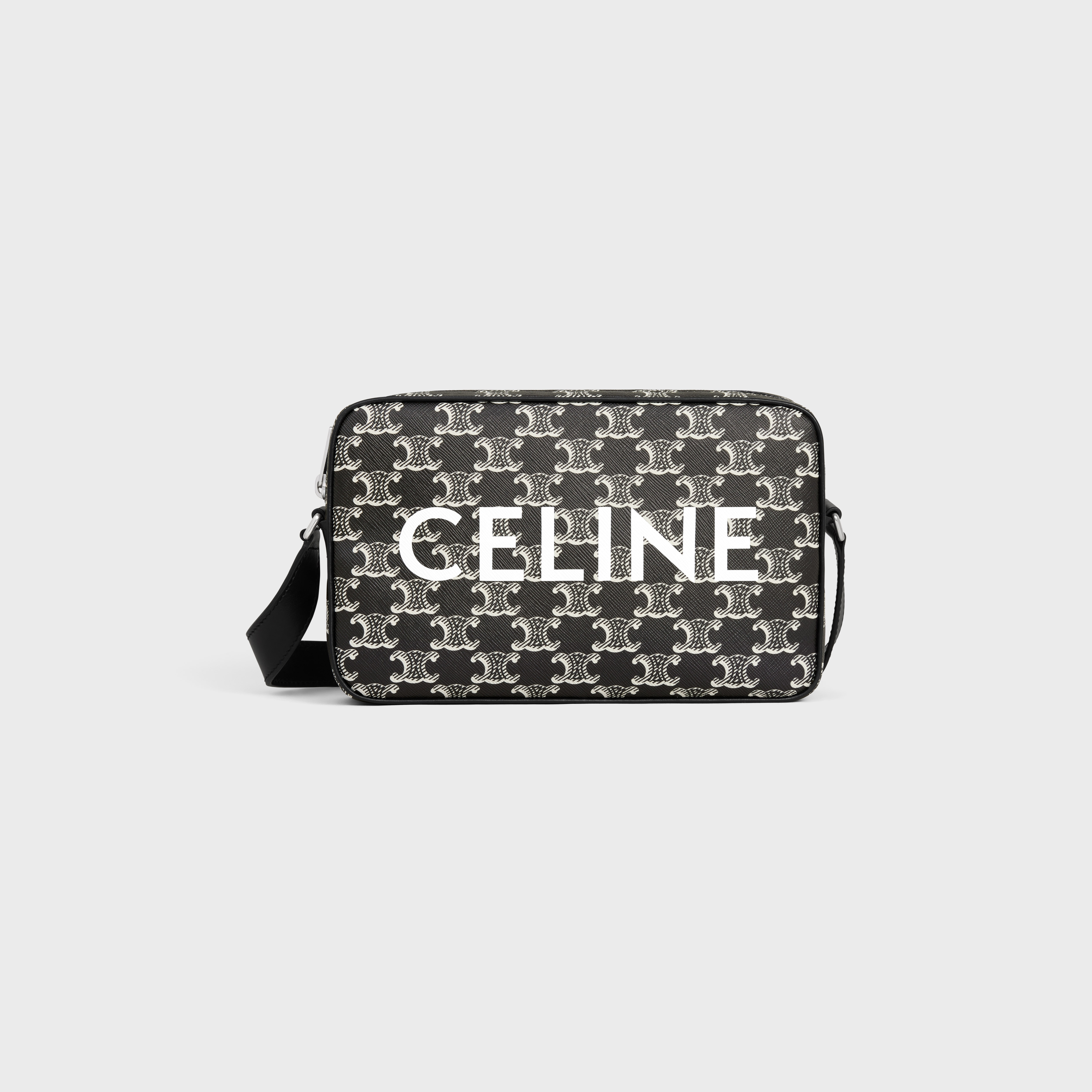 【関税&送料込】Celine Messanger Bag MEDIUM MESSENGER BAG IN Triomphe Canvas with Celine Print