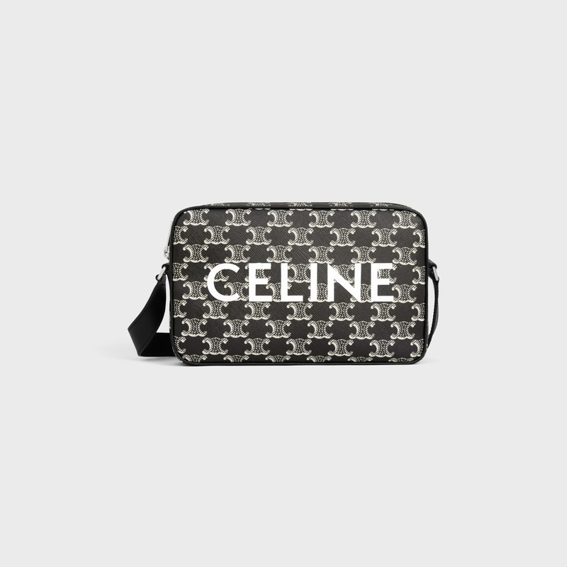 Medium Messenger Bag in Triomphe canvas two-tone with Celine print 1