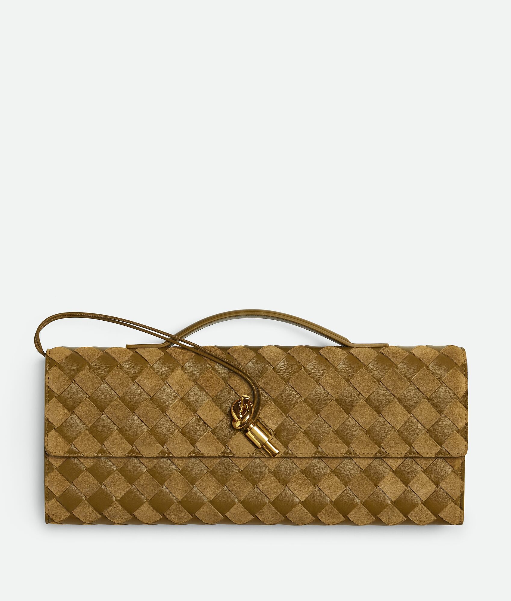 25SS new/BOTTEGA VENETA アンディアモノットクラッチ Bag Brown 25SS new/BOTTEGA VENETA アンディアモノットクラッチ Bag Brown