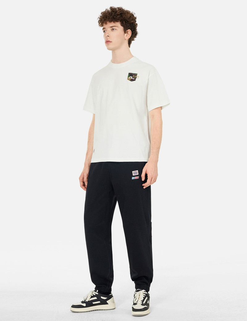 EVISU Multi-embroidery and Multi-pocket Relax Fit T-shirt outlook