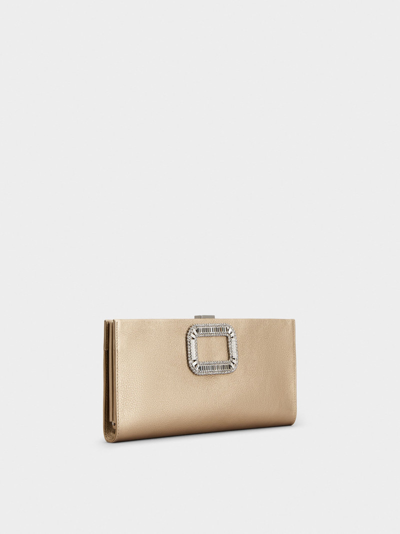 Roger Vivier Pilgrim Clutch in leather outlook