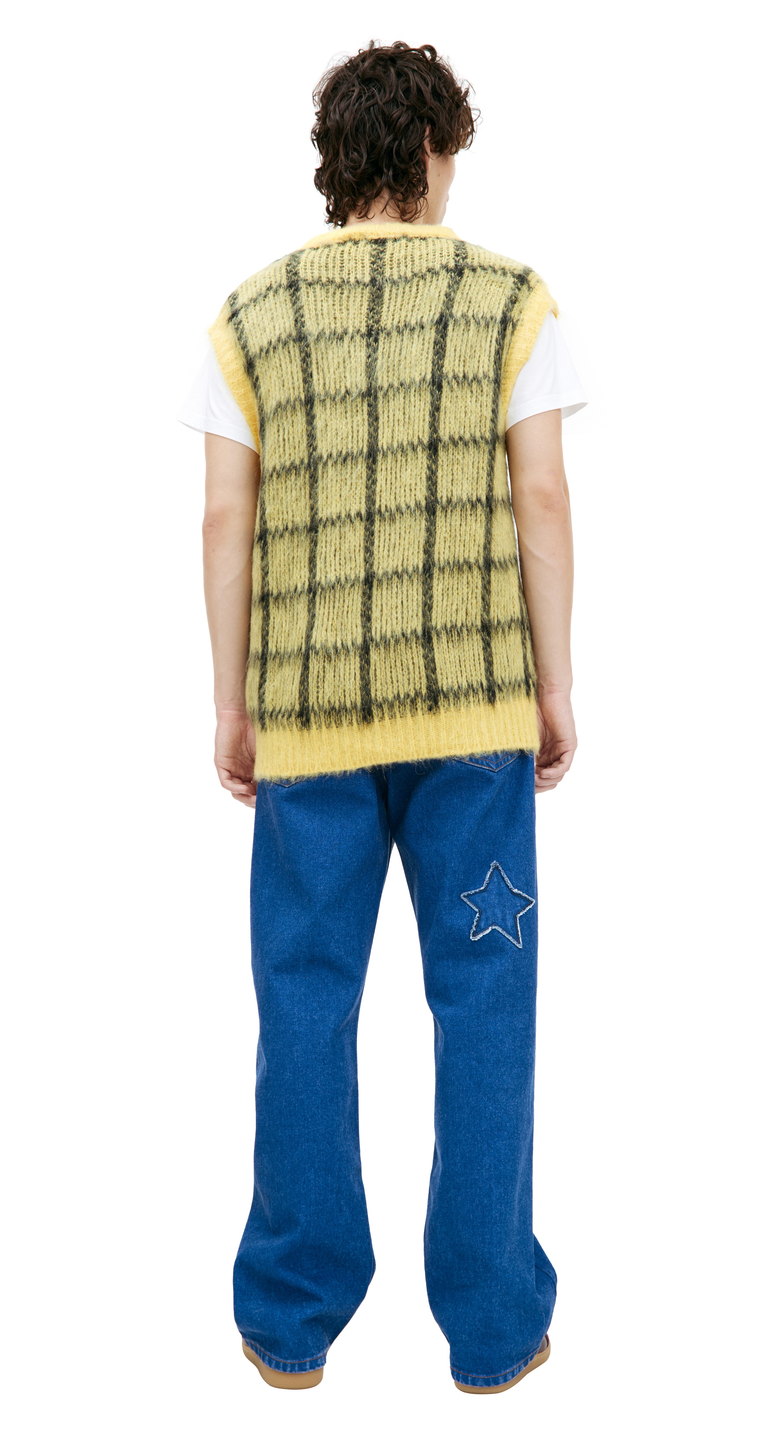 OVERSIZE PLAID VEST - 3