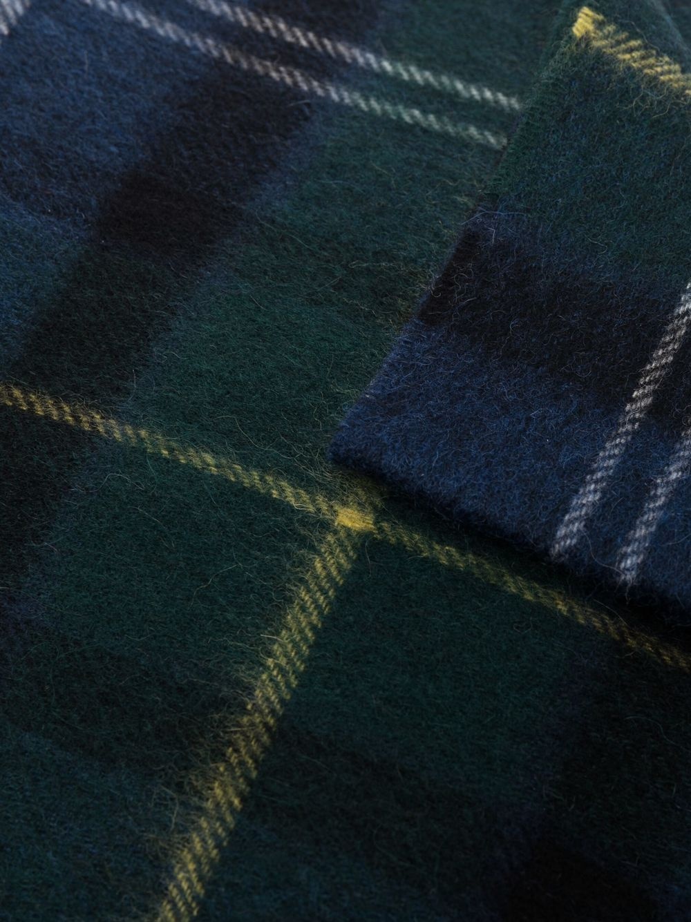 tartan tasseled scarf - 3