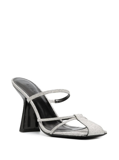 BY FAR glitter strap sandals outlook