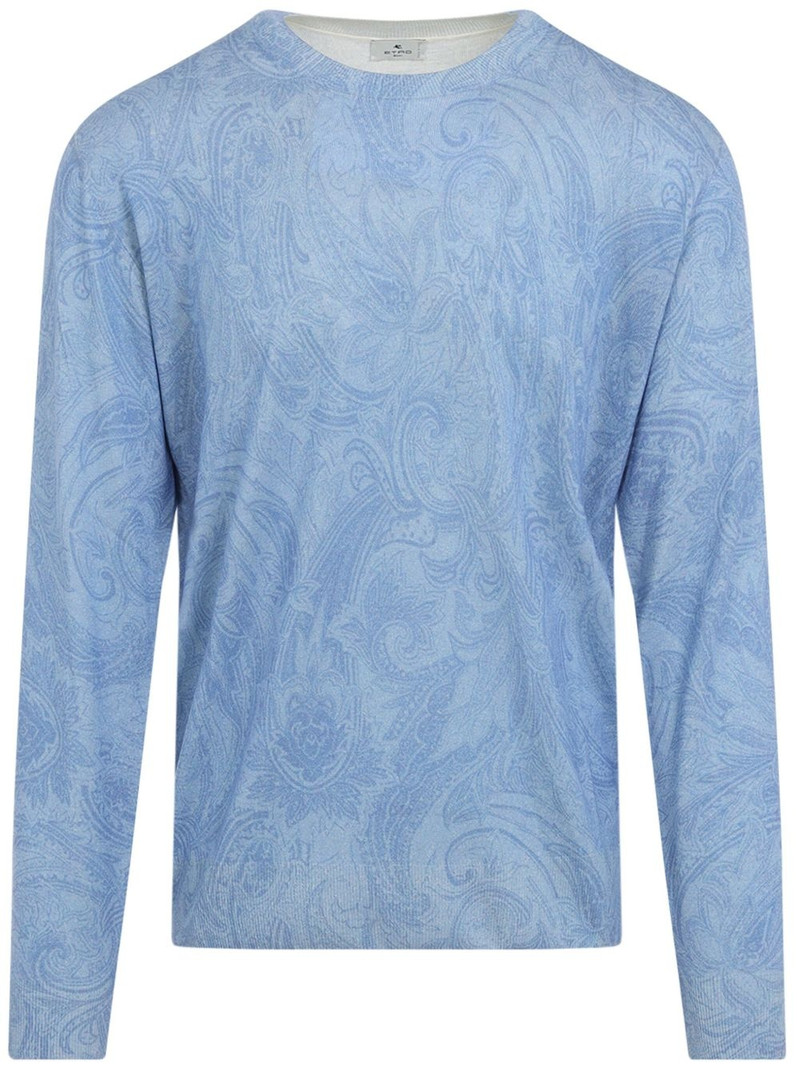 paisley-print sweater 1