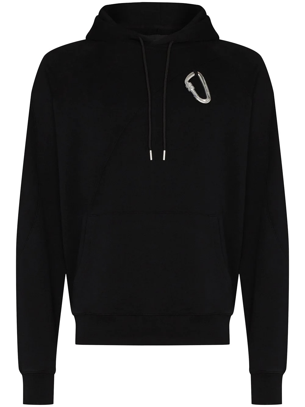 Carabiner cotton hoodie - 1