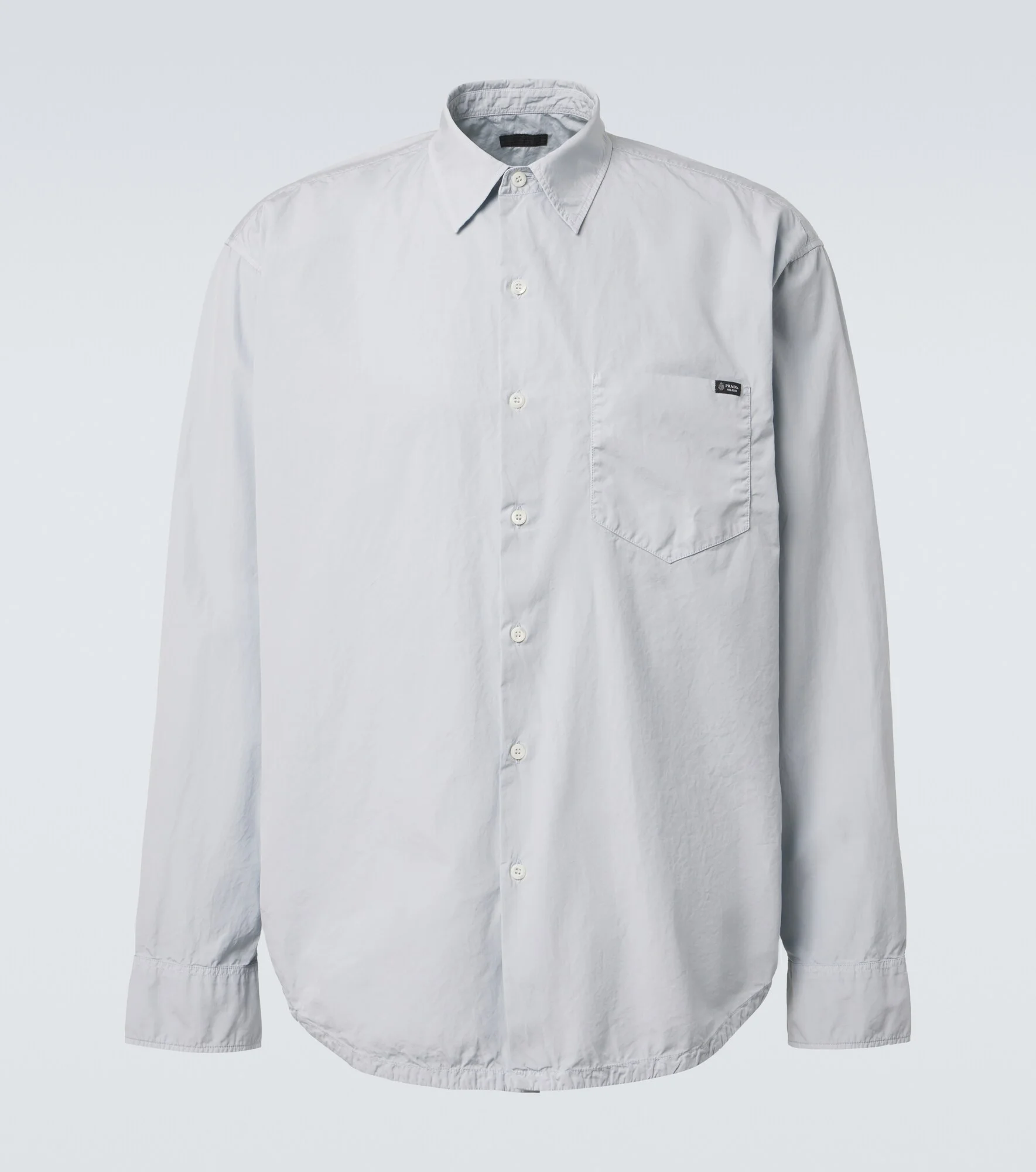 Cotton poplin shirt - 1