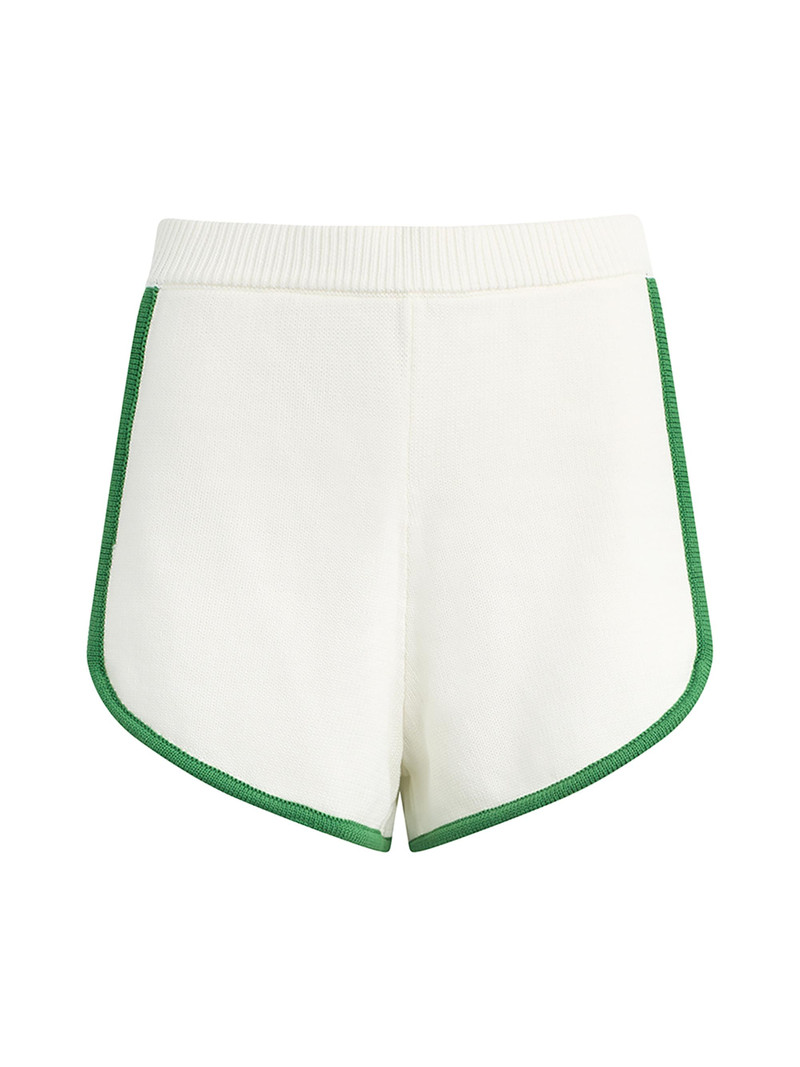 Women's The Romie Cotton Knit Shorts - Ecru 1