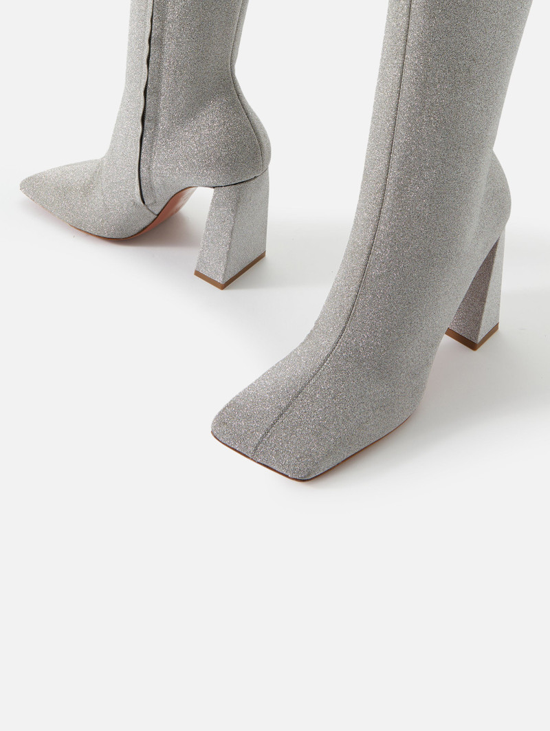 Amina Muaddi Marine Boot outlook