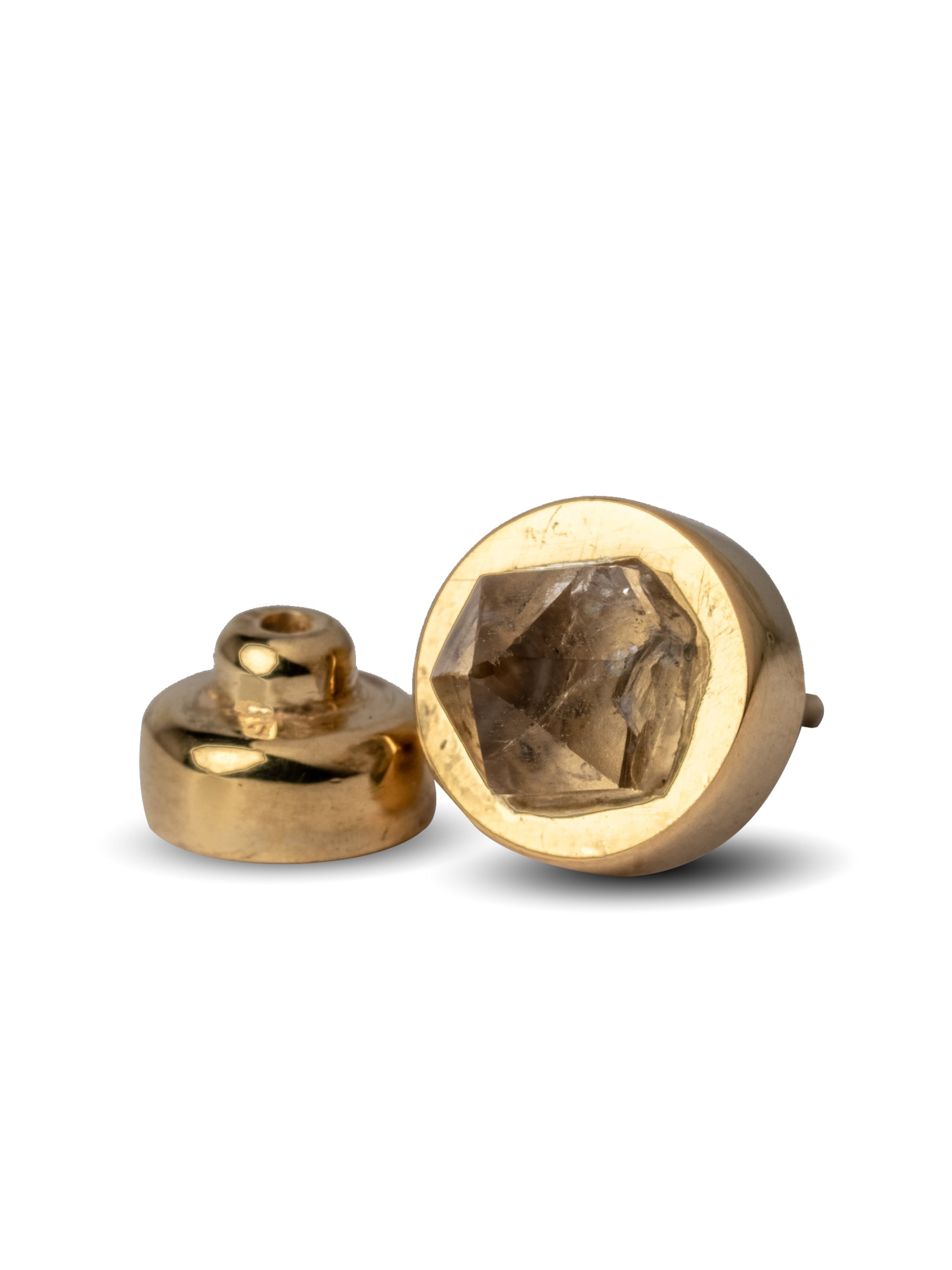 PARTS OF FOUR Stud Earring (9mm, Herkimer Spike, YGA+HER) - 3