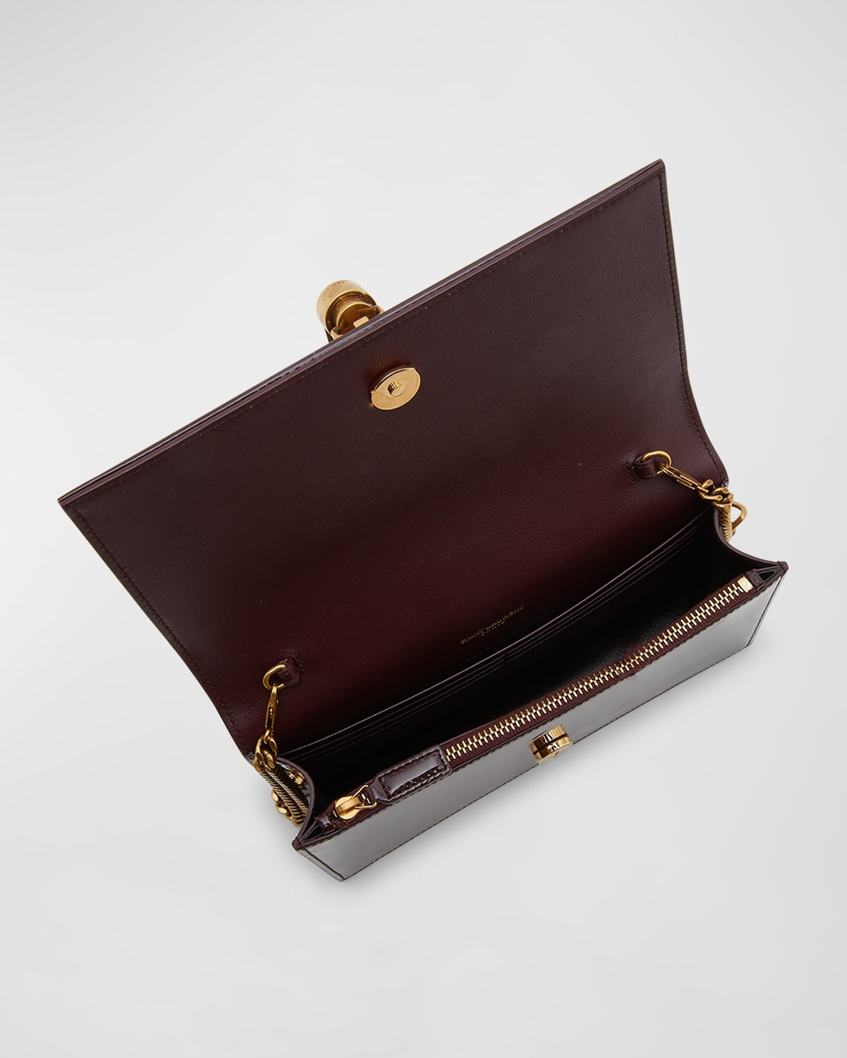 Kate Small Tassel YSL Wallet on Chain in Patent Leather - 3