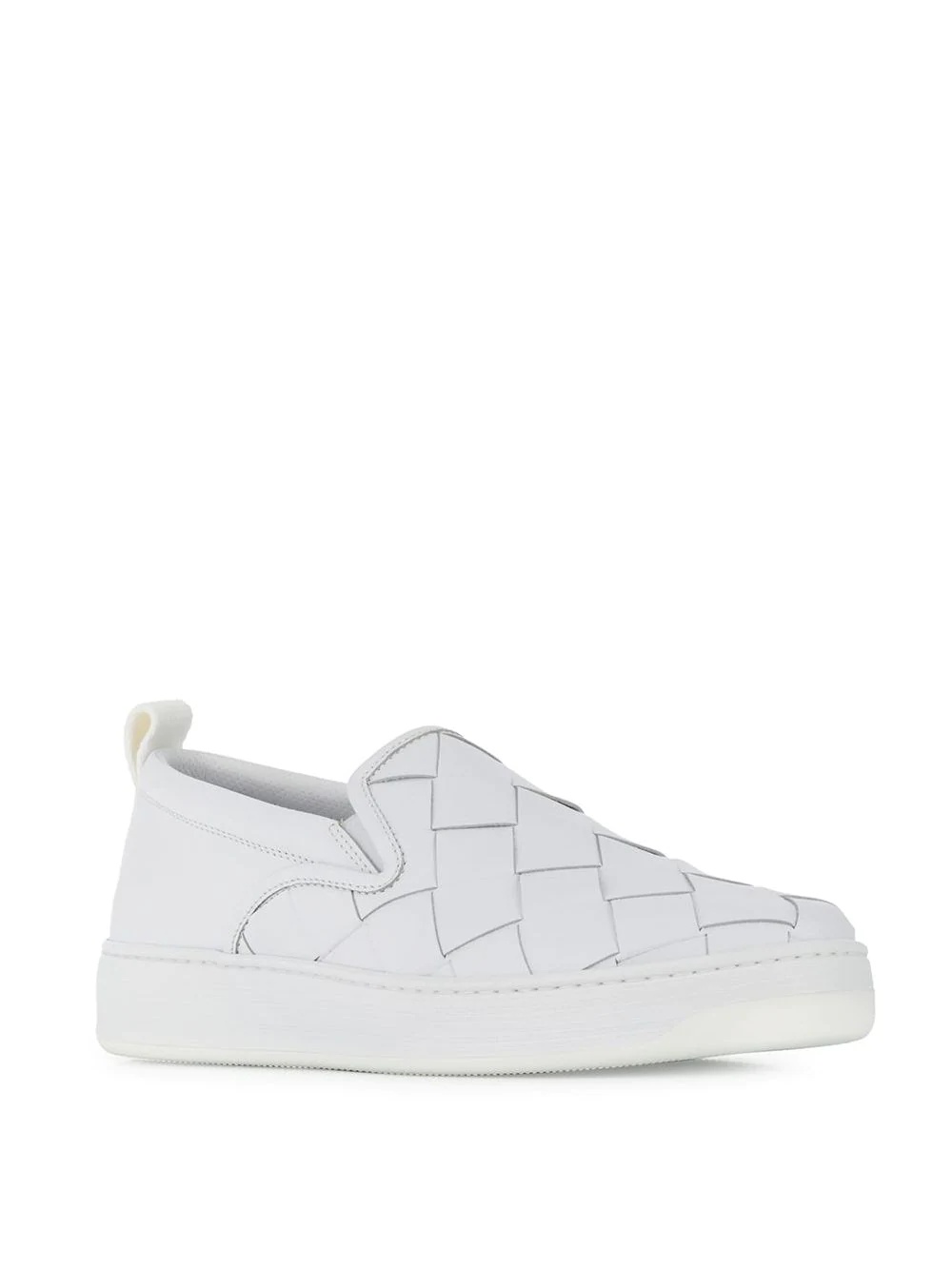 maxi weave slip-on sneakers - 2