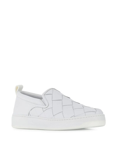 Bottega Veneta maxi weave slip-on sneakers outlook