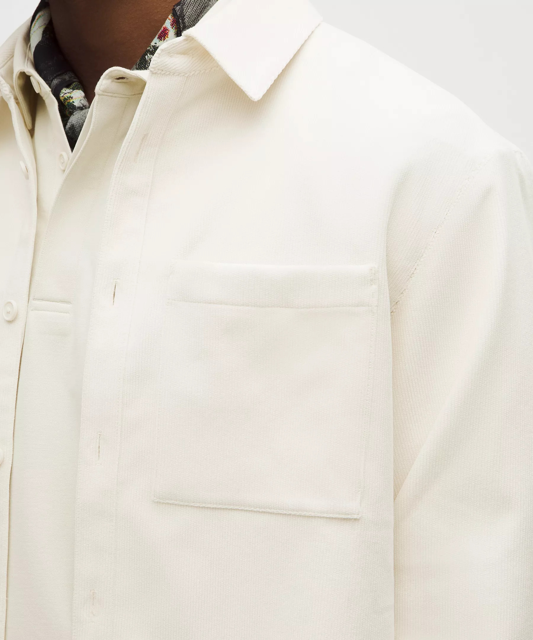 Corduroy Relaxed-Fit Long-Sleeve Button-Up Shirt - 6