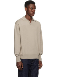 【KAPTAIN SUNSHINE】Cotton Knit Polo Shirt Kaptain Sunshine Cotton Knit Polo Shirt | Blue | FARFETCH