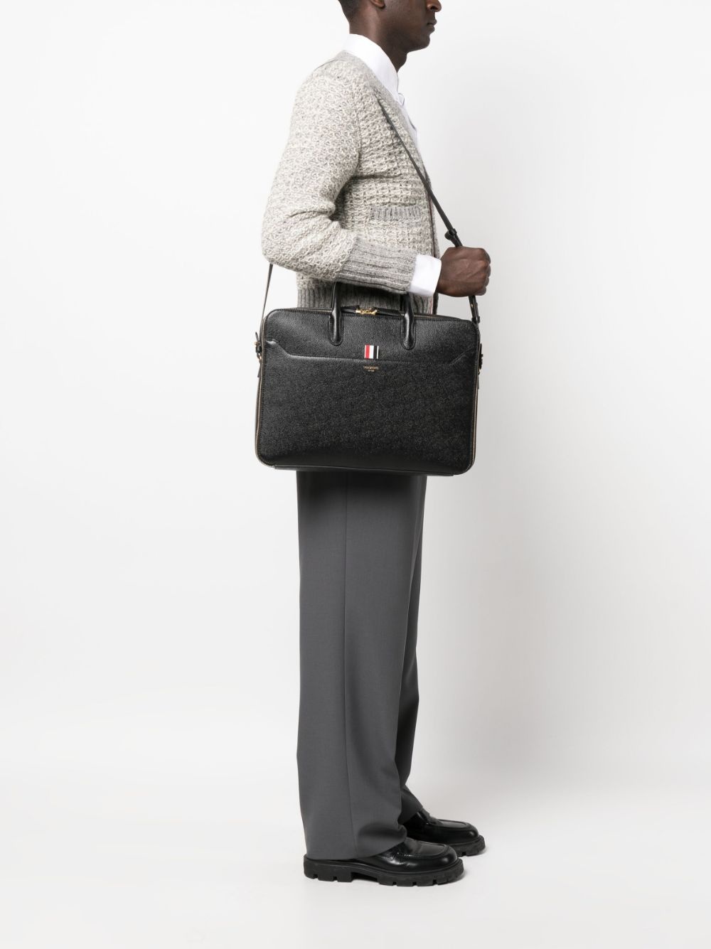 grosgrain-loop tote bag - 2