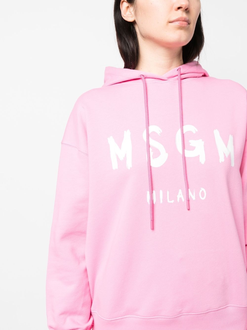 logo-print hoodie - 7