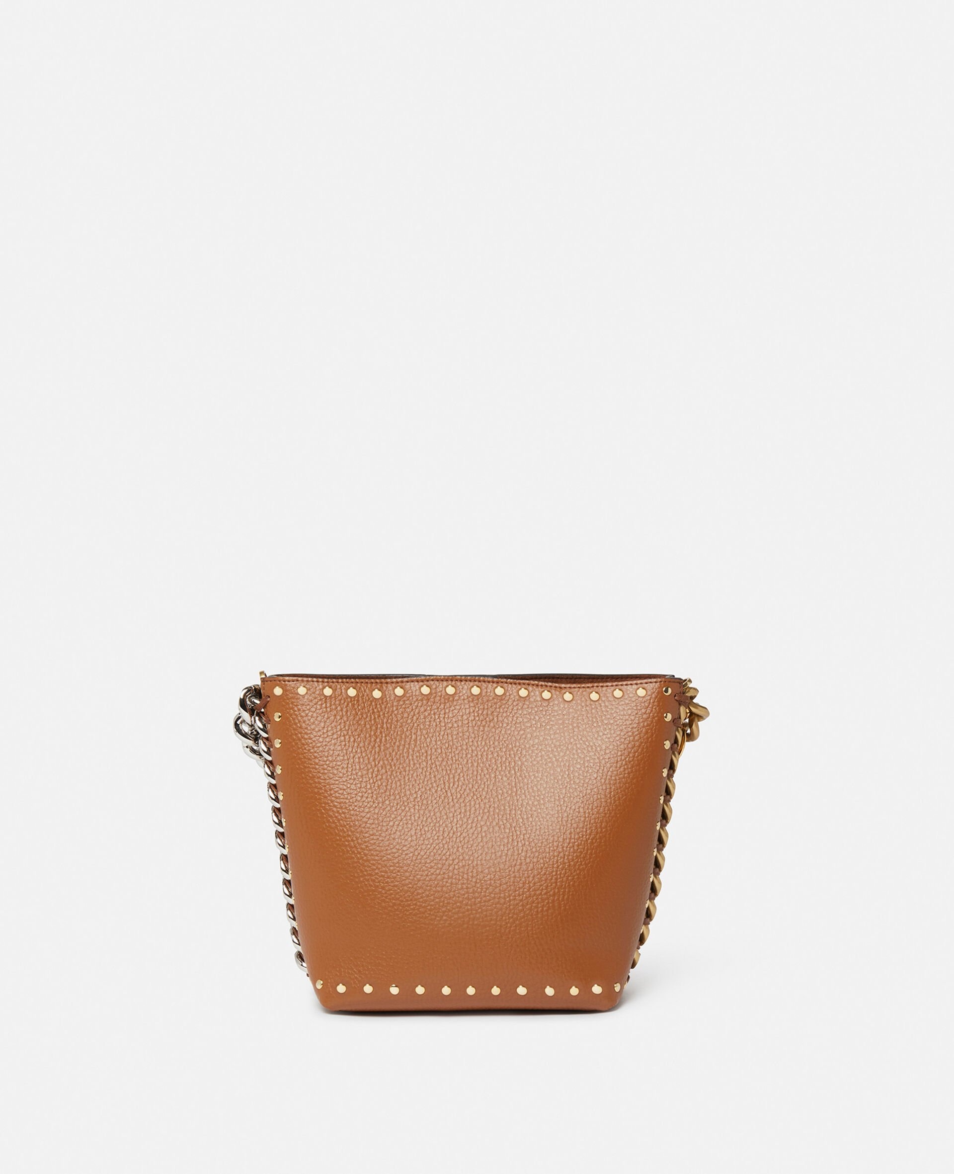 Frayme Studded Grainy Alter Mat Bucket Bag - 4