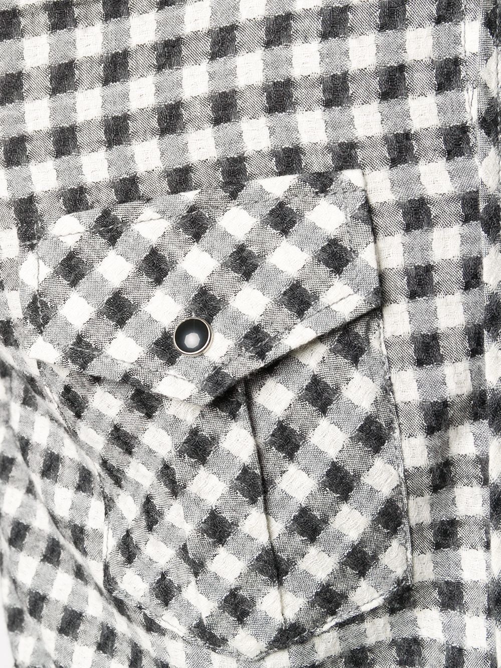 checked slim-fit shirt - 5