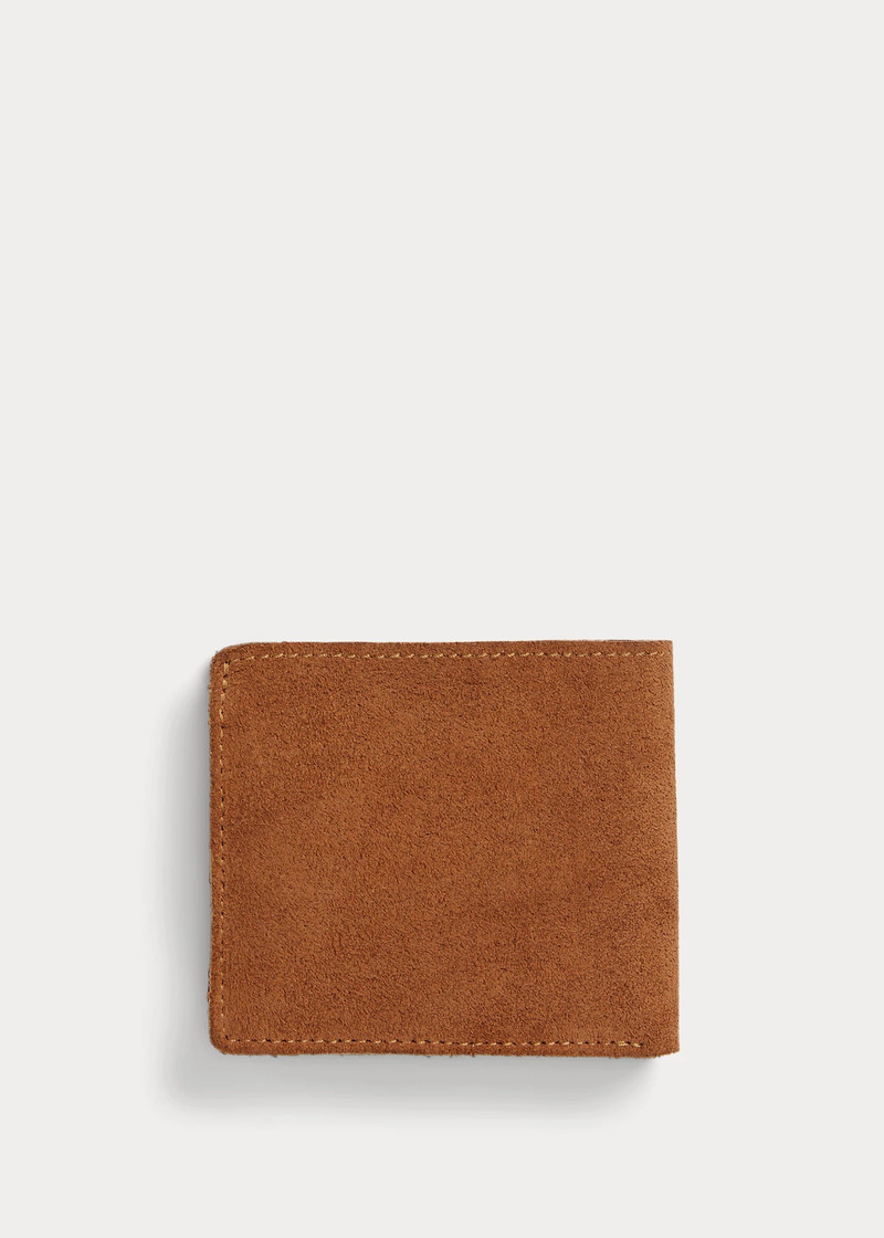 RRL by Ralph Lauren Roughout Suede Billfold outlook