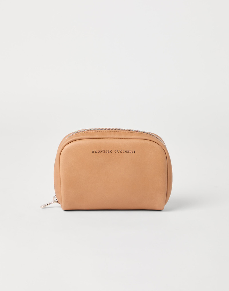 Matte calfskin beauty case 1