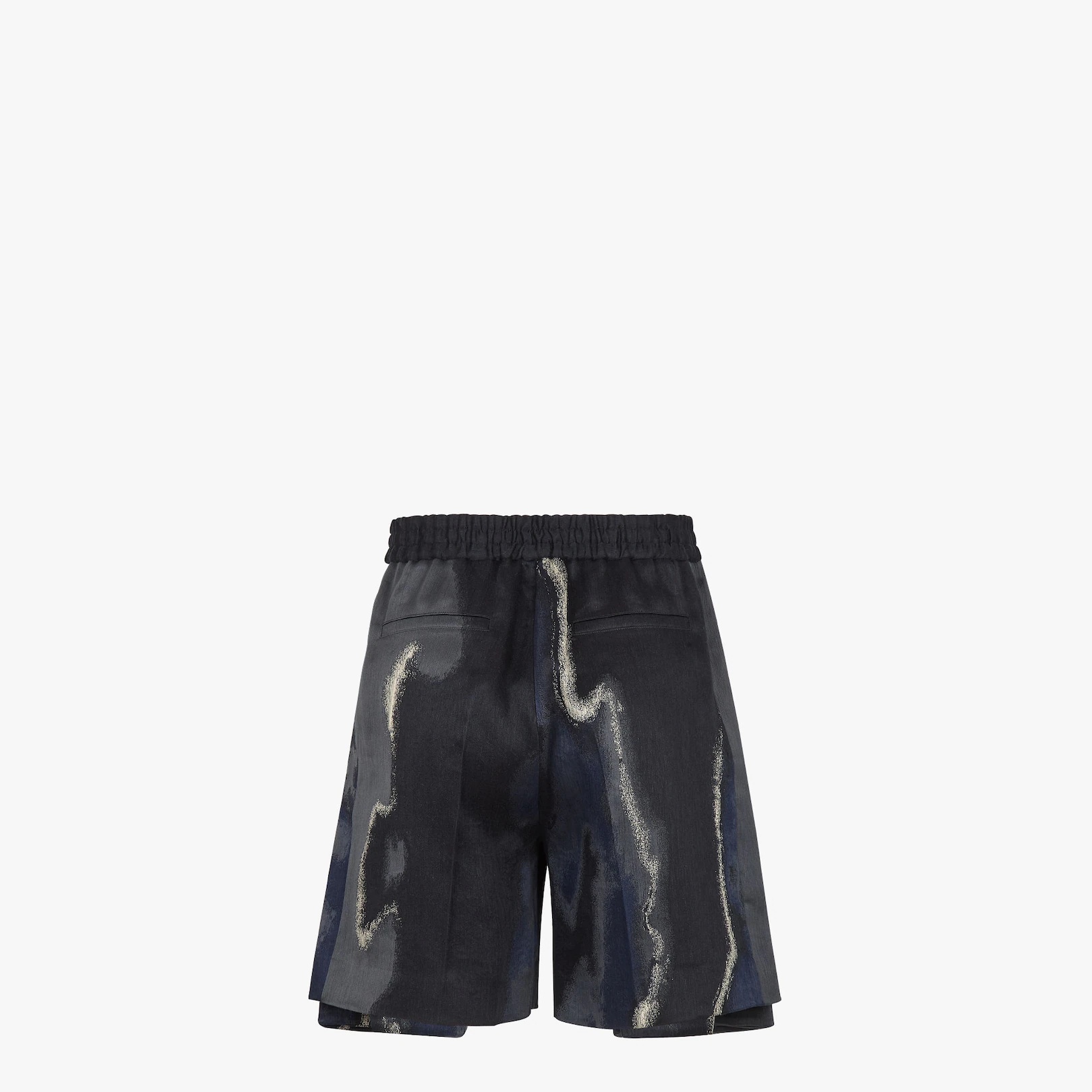 Black jacquard trousers - 2
