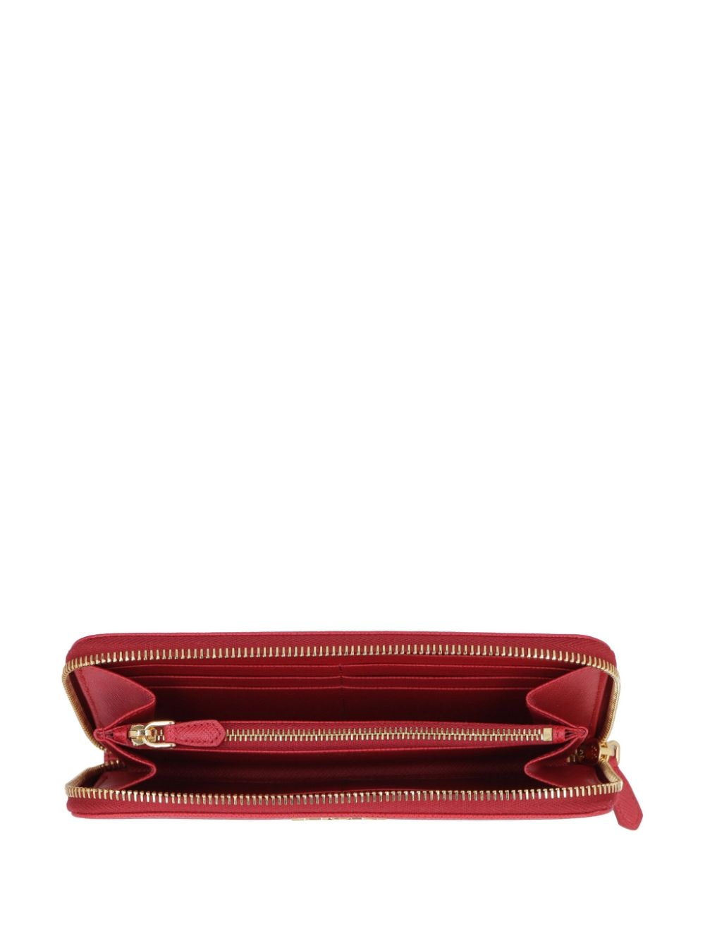 logo-plaque zip-around wallet - 3
