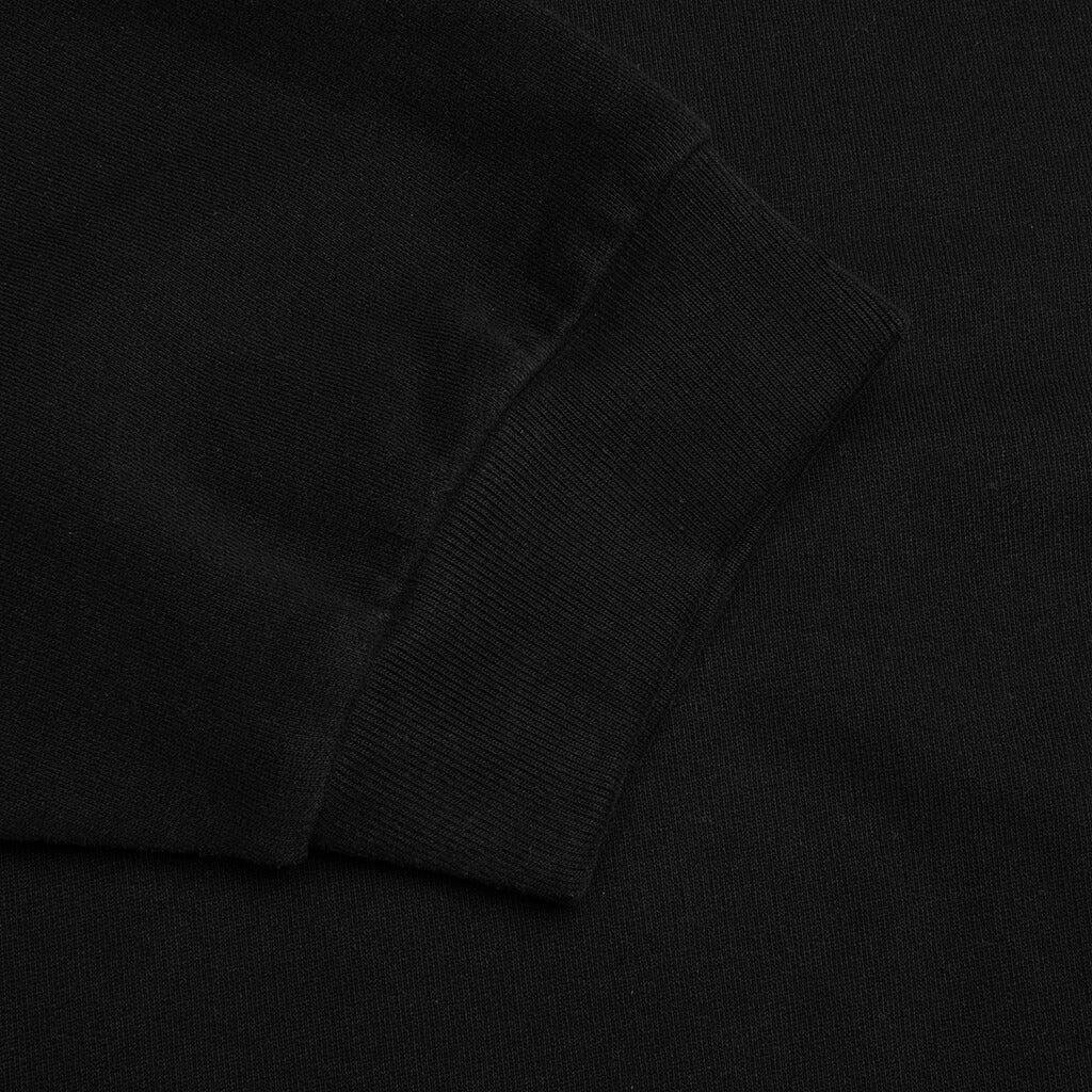 R EMBROIDERY AND PATCH HOODIE - BLACK/ORANGE - 4