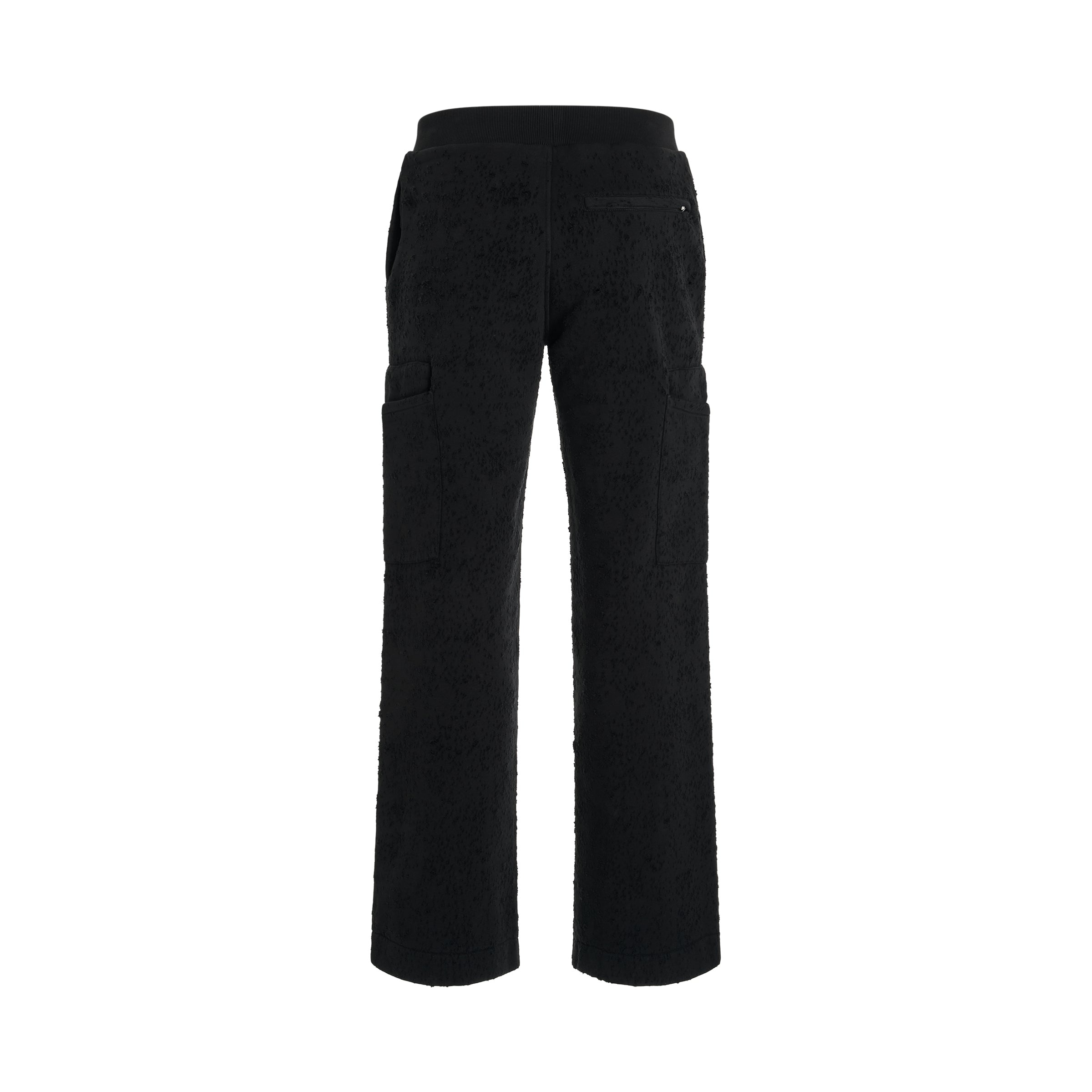 Cargo Treated Sweatpants in Black - 5