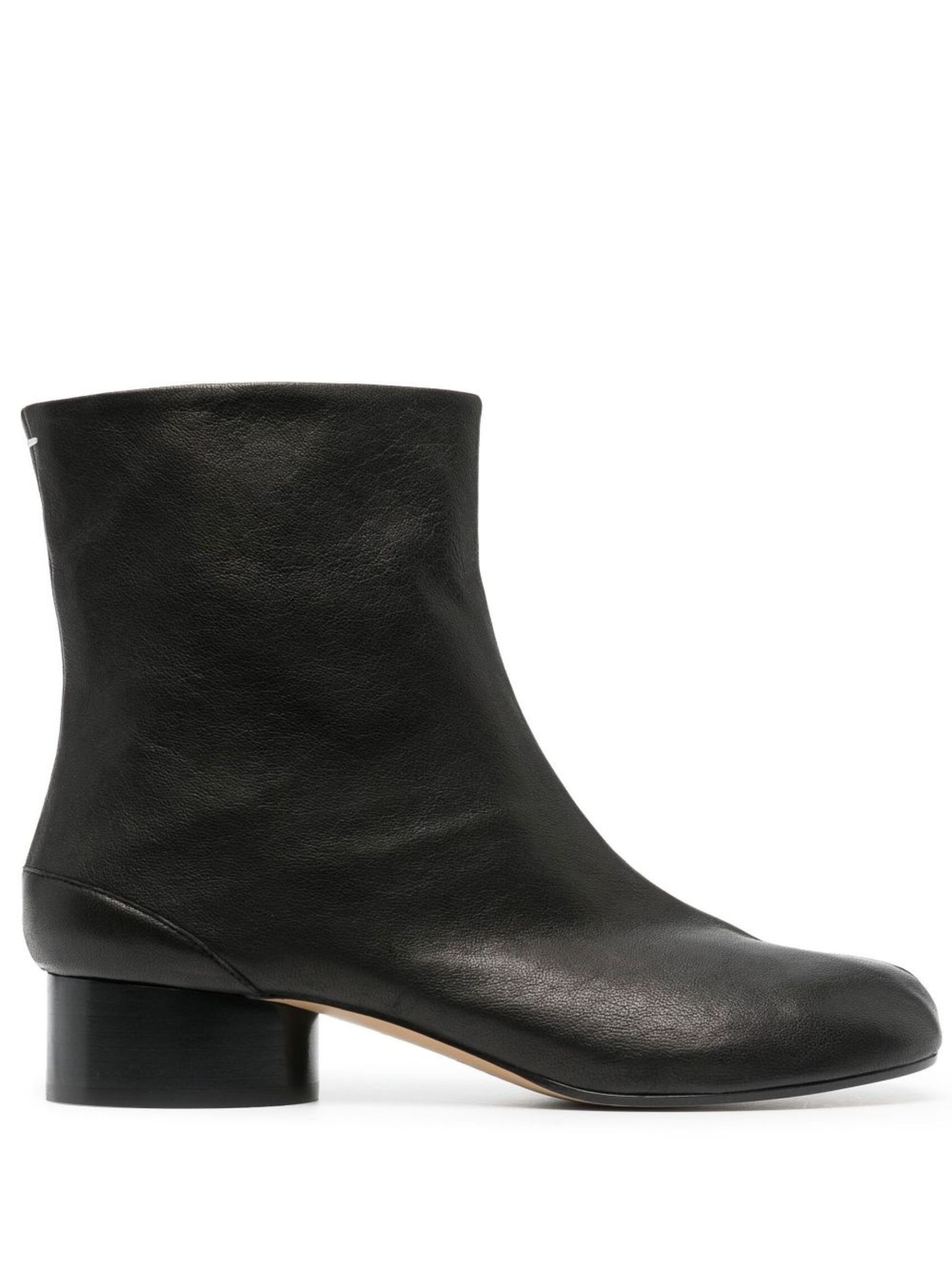 black Tabi 30 leather ankle boots - 1