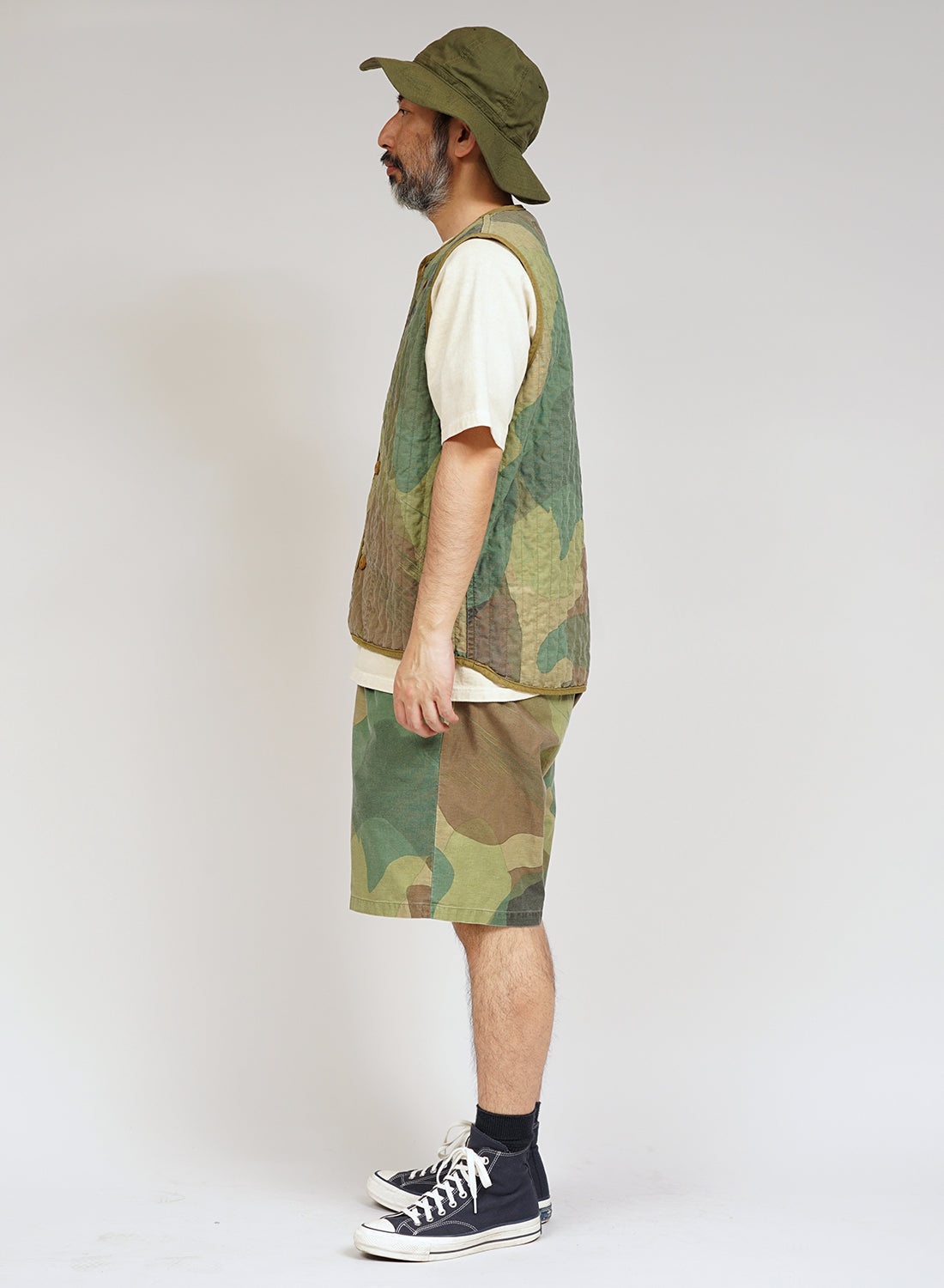 Army Vest Reversible Fade Camo in Green - 10