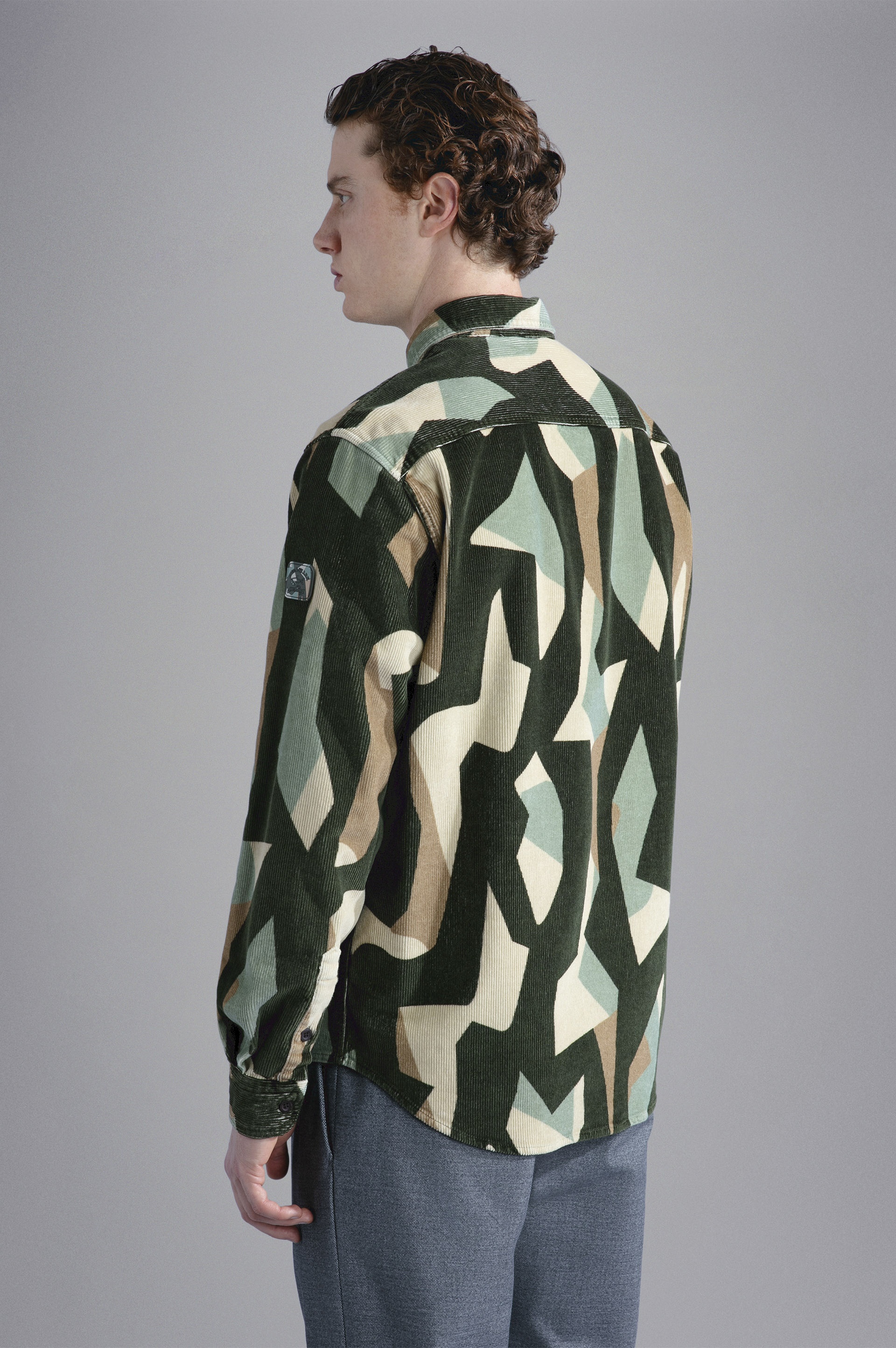 SHARKDAZZLE GARMENT DYED OVERSHIRT - 3