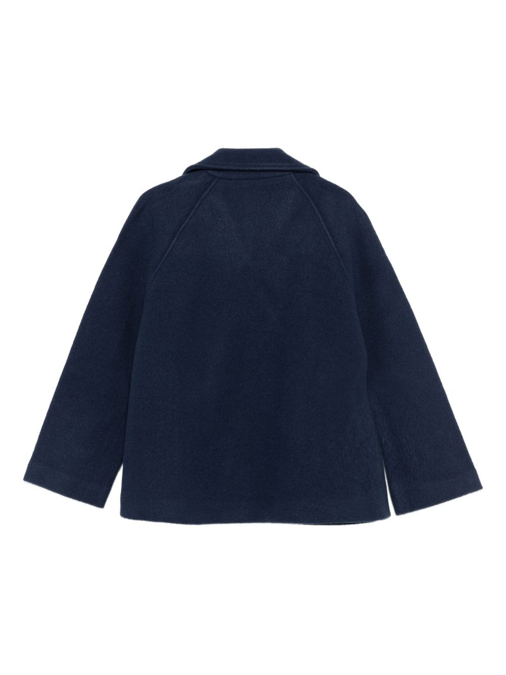 double-breasted wool jacket - 2