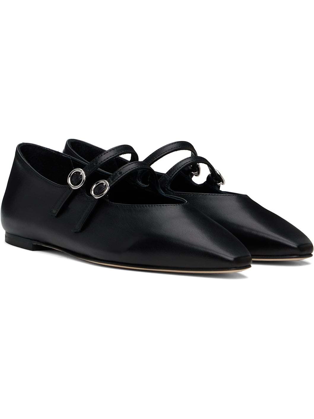 Black Franny Ballerina Flats - 4