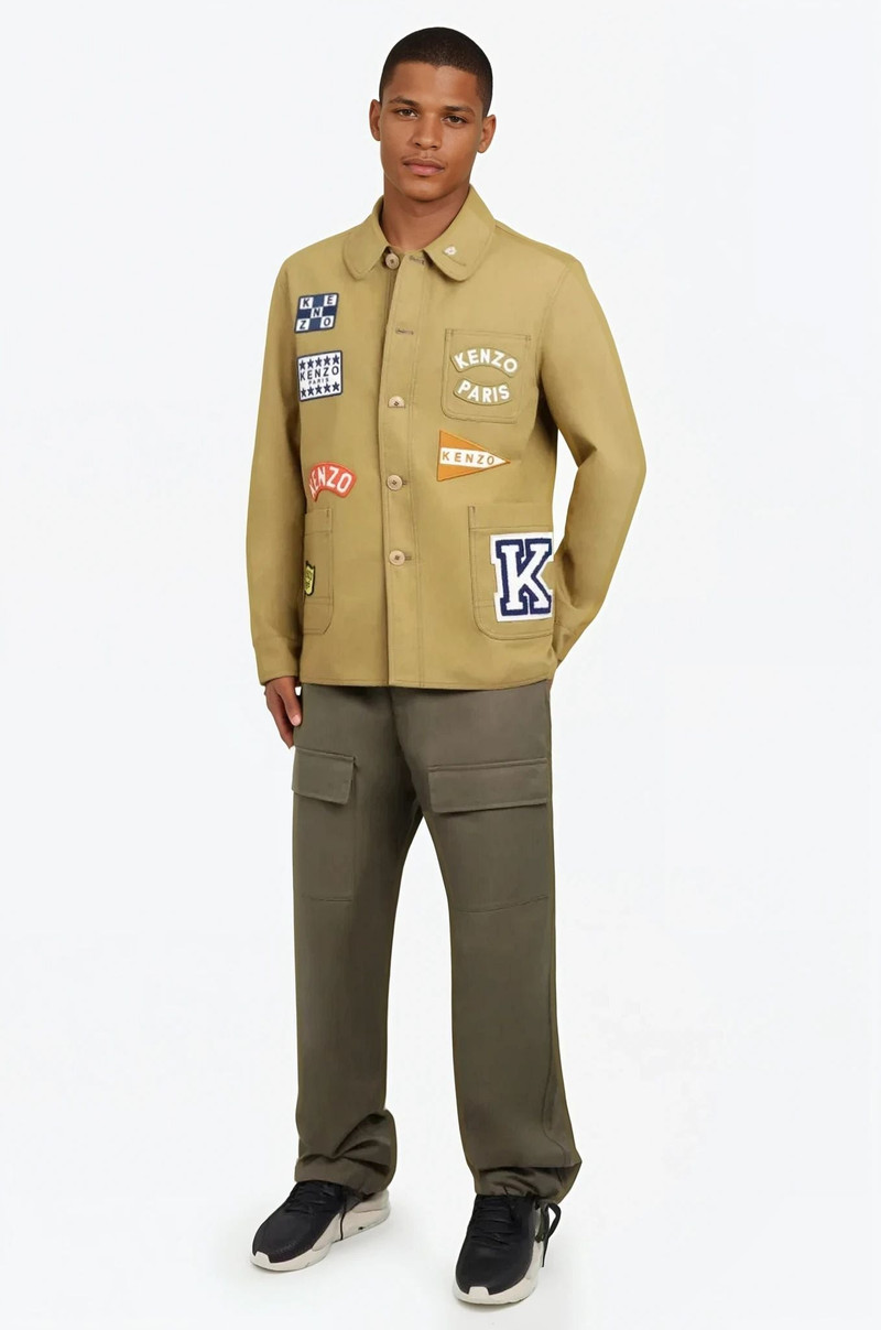 KENZO CARGO PANT | DARK KHAKI outlook