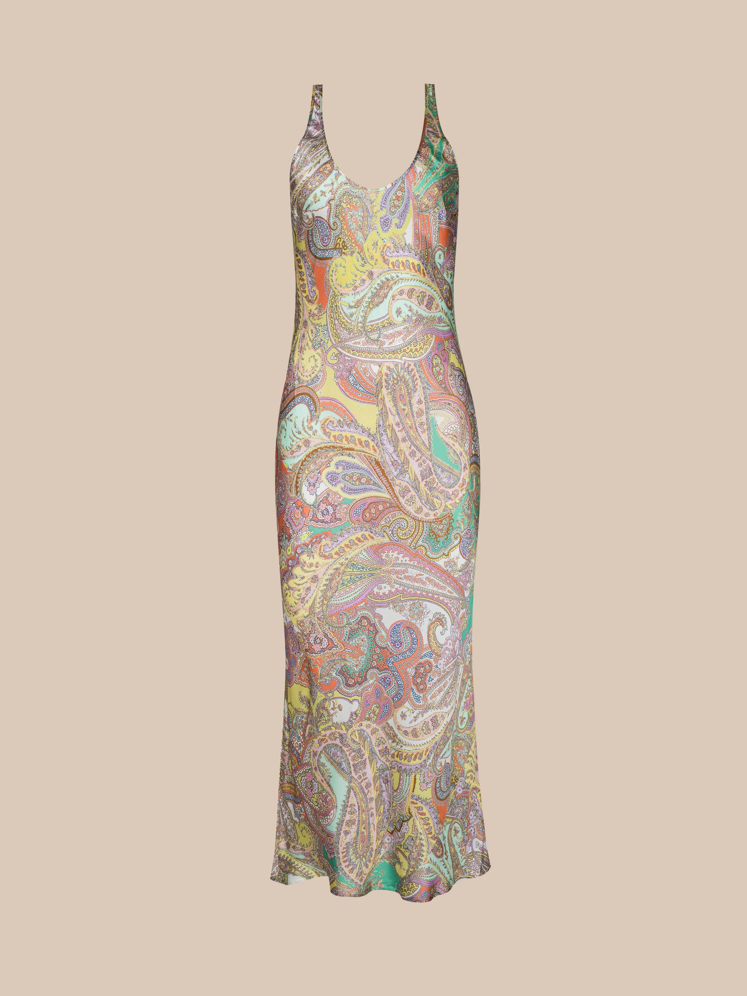 Akiya Satin Maxi Dress - 1