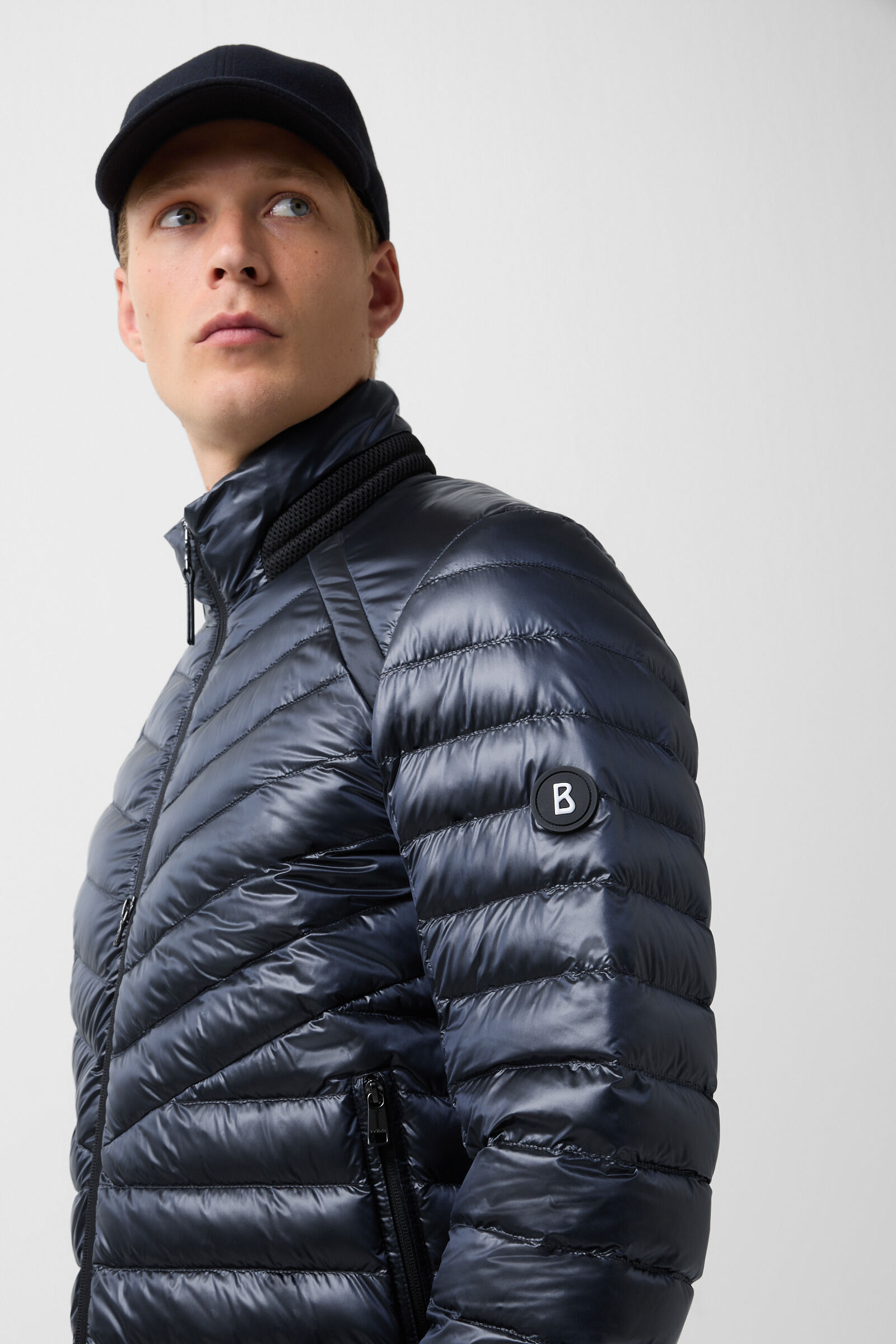 Liman quilted jacket in Navy blue - 7