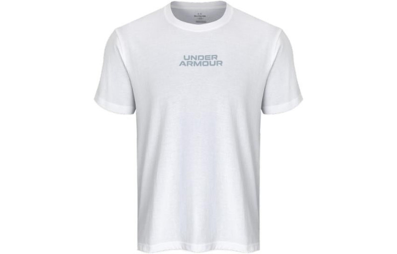 Under Armour Outline Heavyweight Short Sleeve T-shirt 'White' 1379109-100 - 1