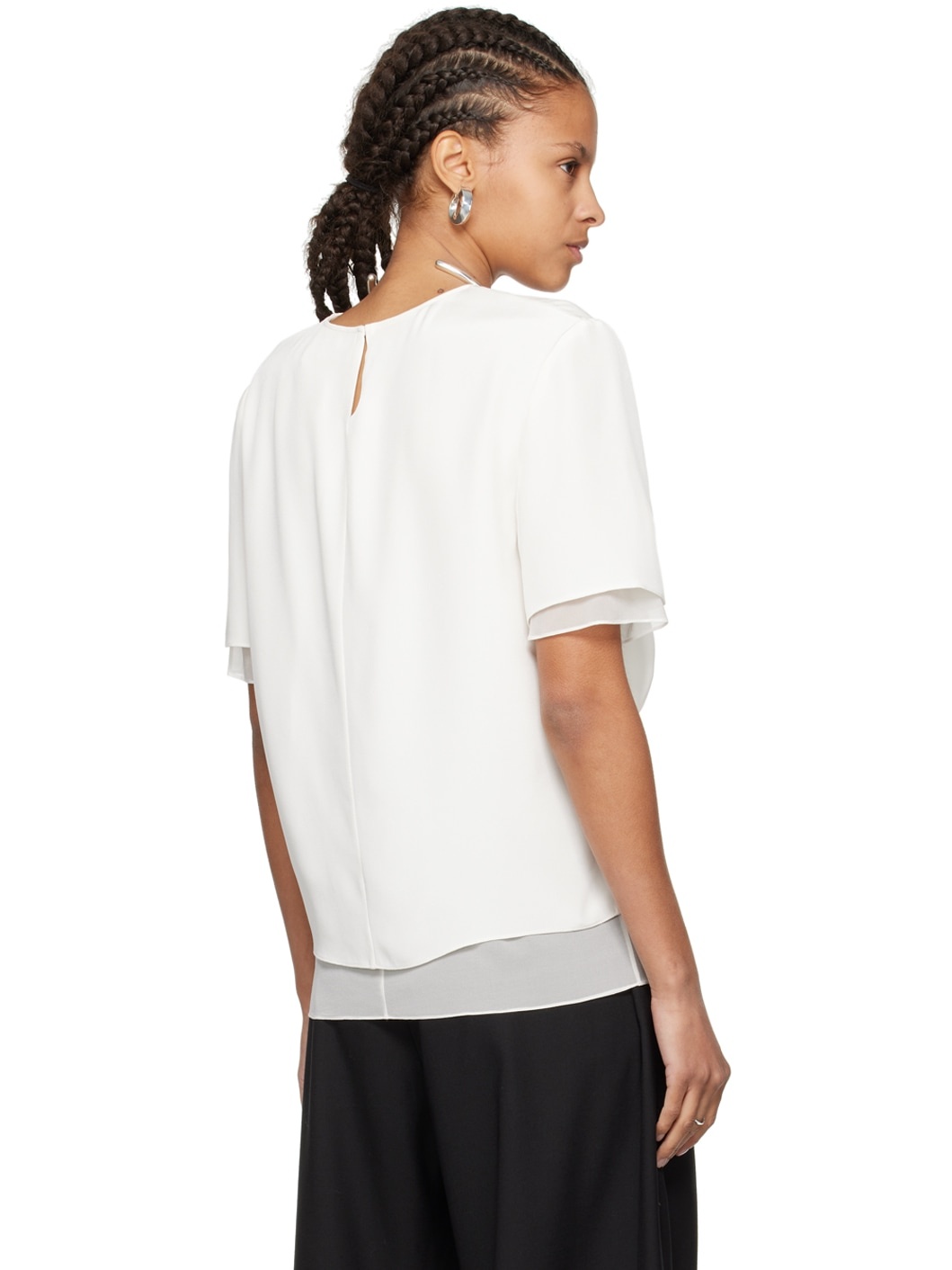 White Slash T-Shirt - 3