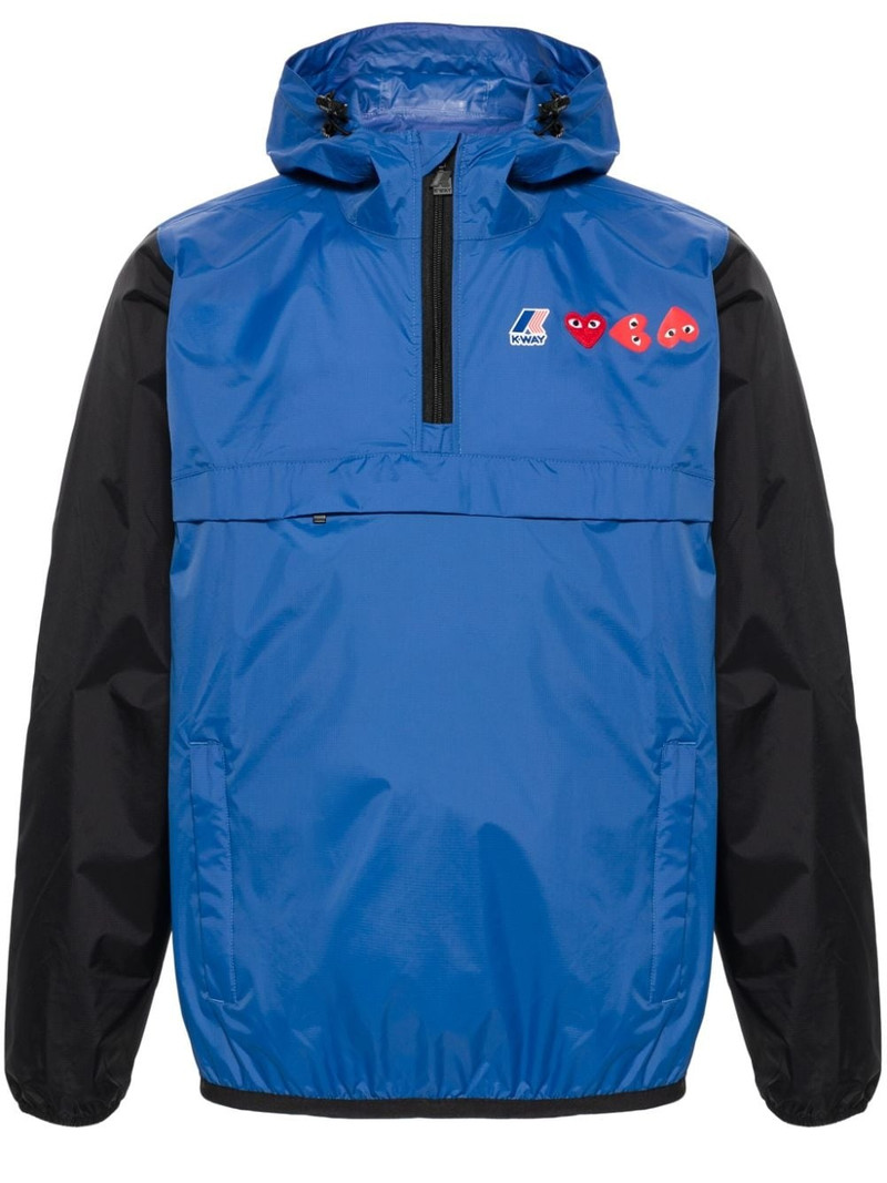 x K-Way colour-block hooded jacket 1