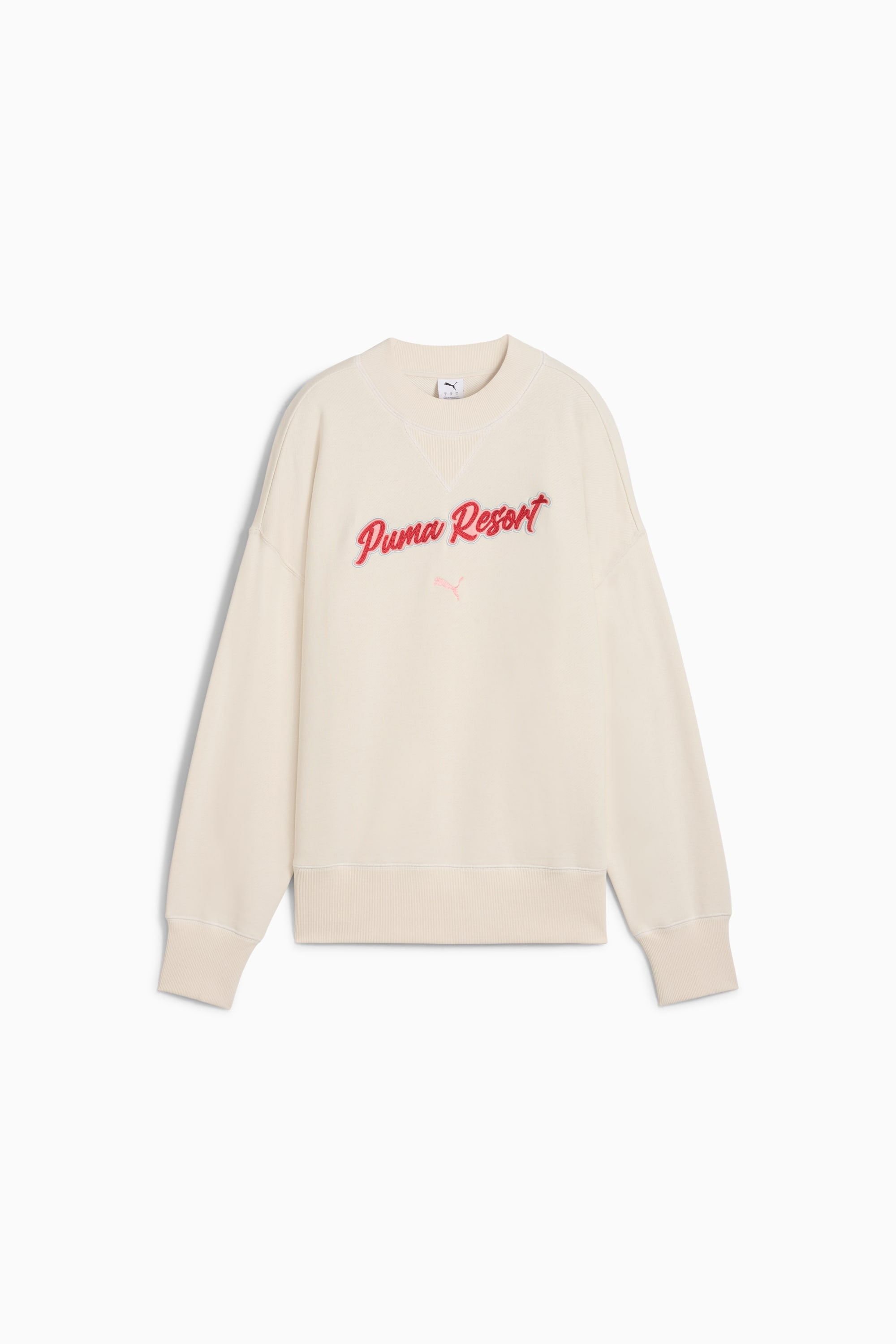 Premium Essentials Women's Oversized Graphic Crew Sweatshirt - 1