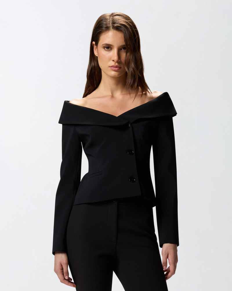 PINKO SLIM-FIT JACKET WITH OPEN SHOULDERS outlook