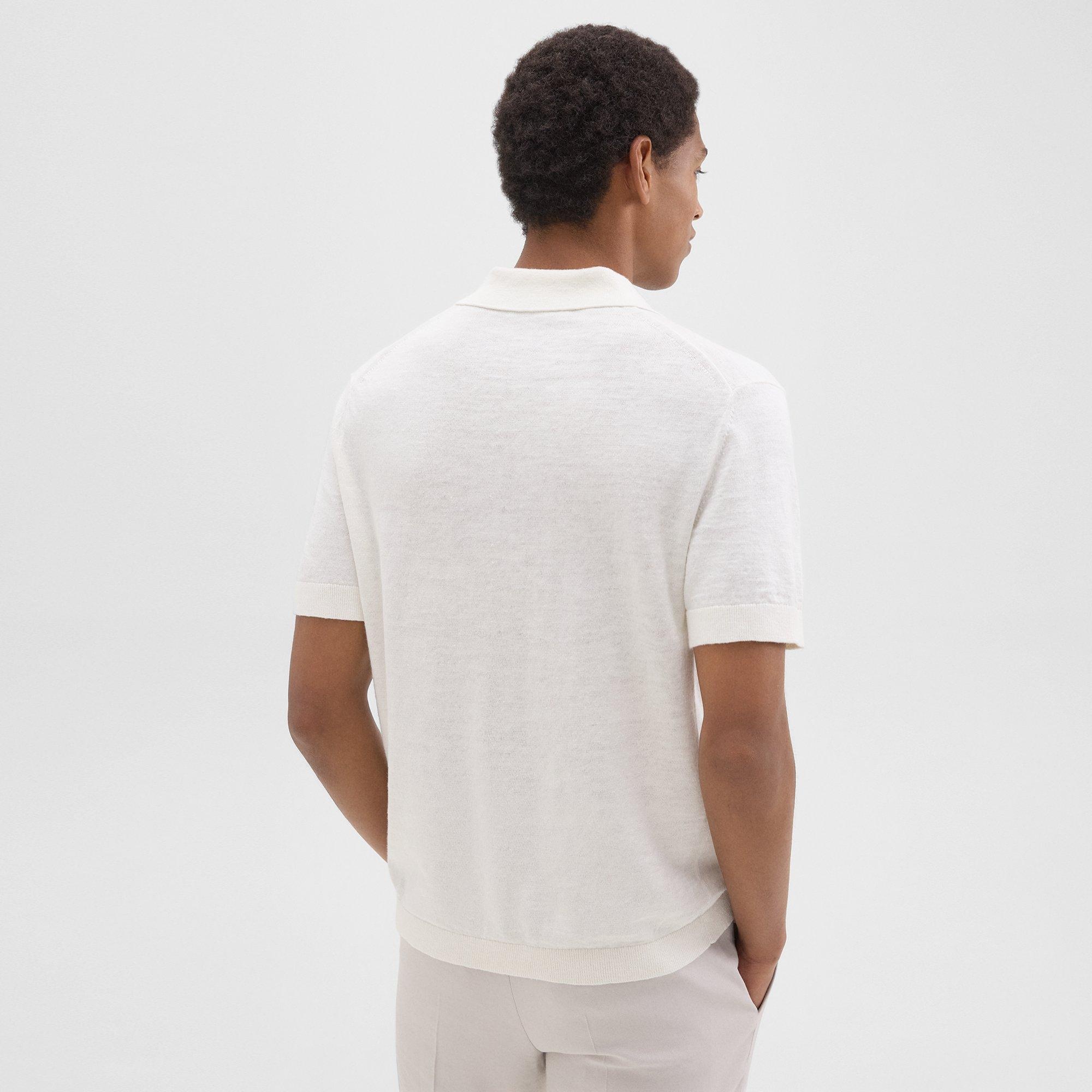 Brenan Polo Shirt in Cotton-Linen - 4