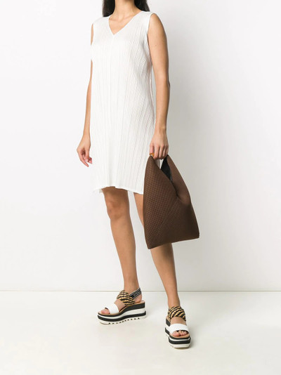 Pleats Please Issey Miyake pleated column dress outlook